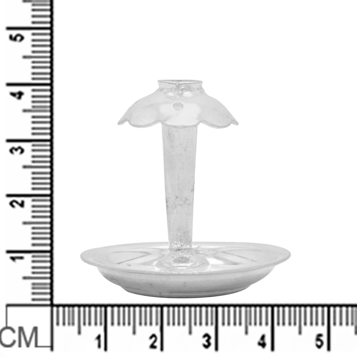 Polished Glow Silver Agarbatti Stand