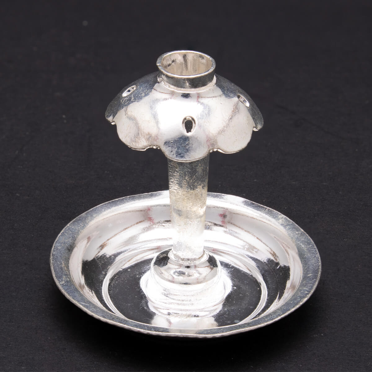 Modest Shine Silver Agarbatti Stand