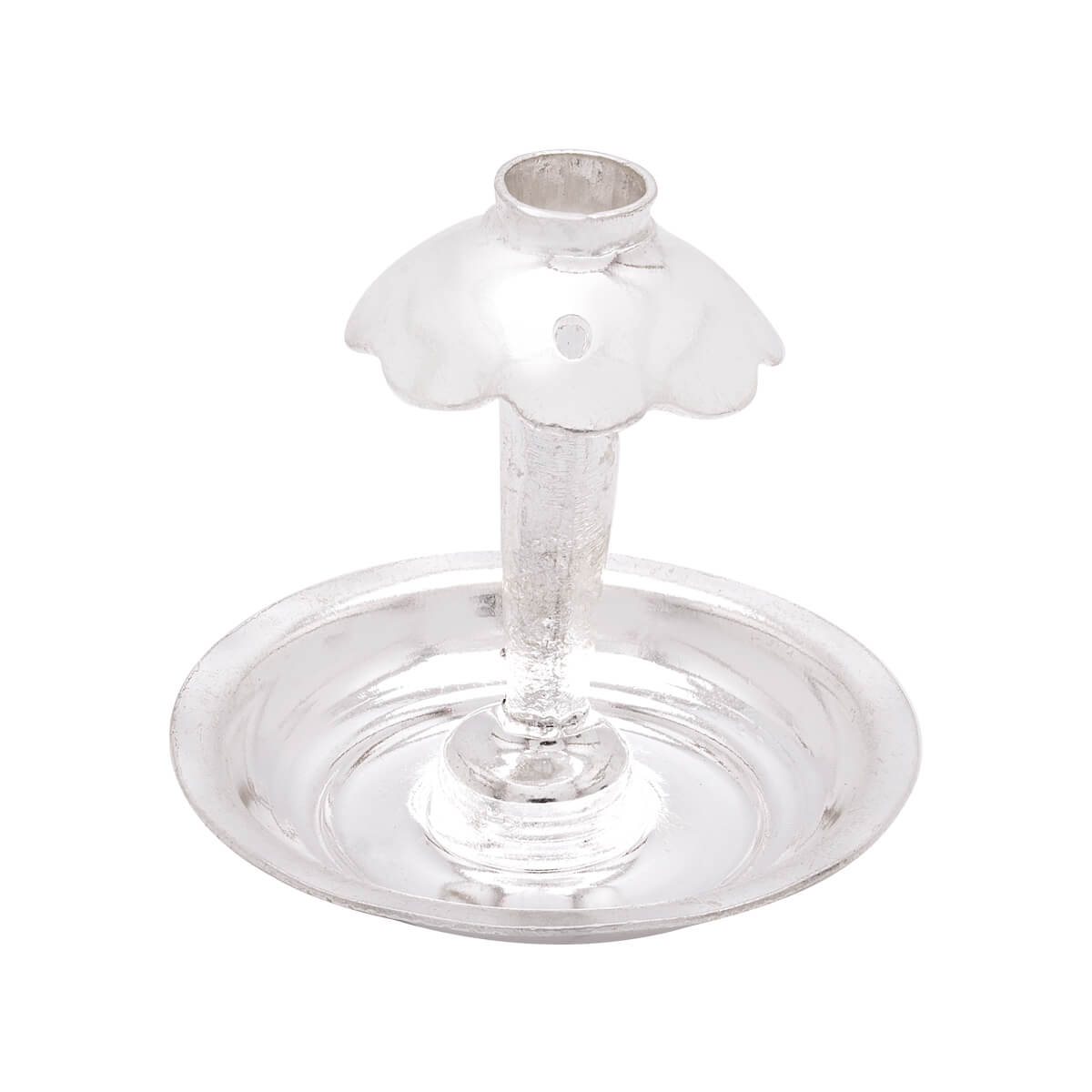 Modest Shine Silver Agarbatti Stand