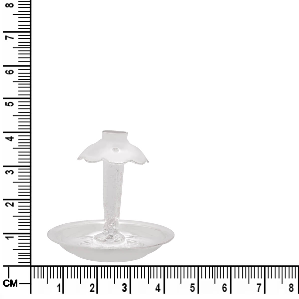 Modest Shine Silver Agarbatti Stand