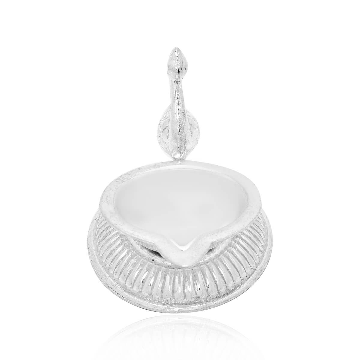 Delicate Peacock Grace Silver Diva