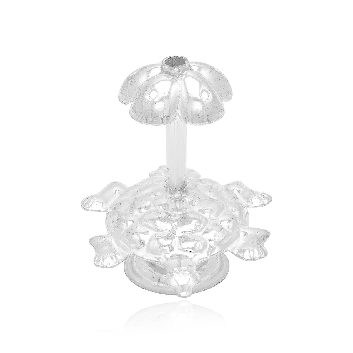 Radiant Grace Silver Agarbatti Stand
