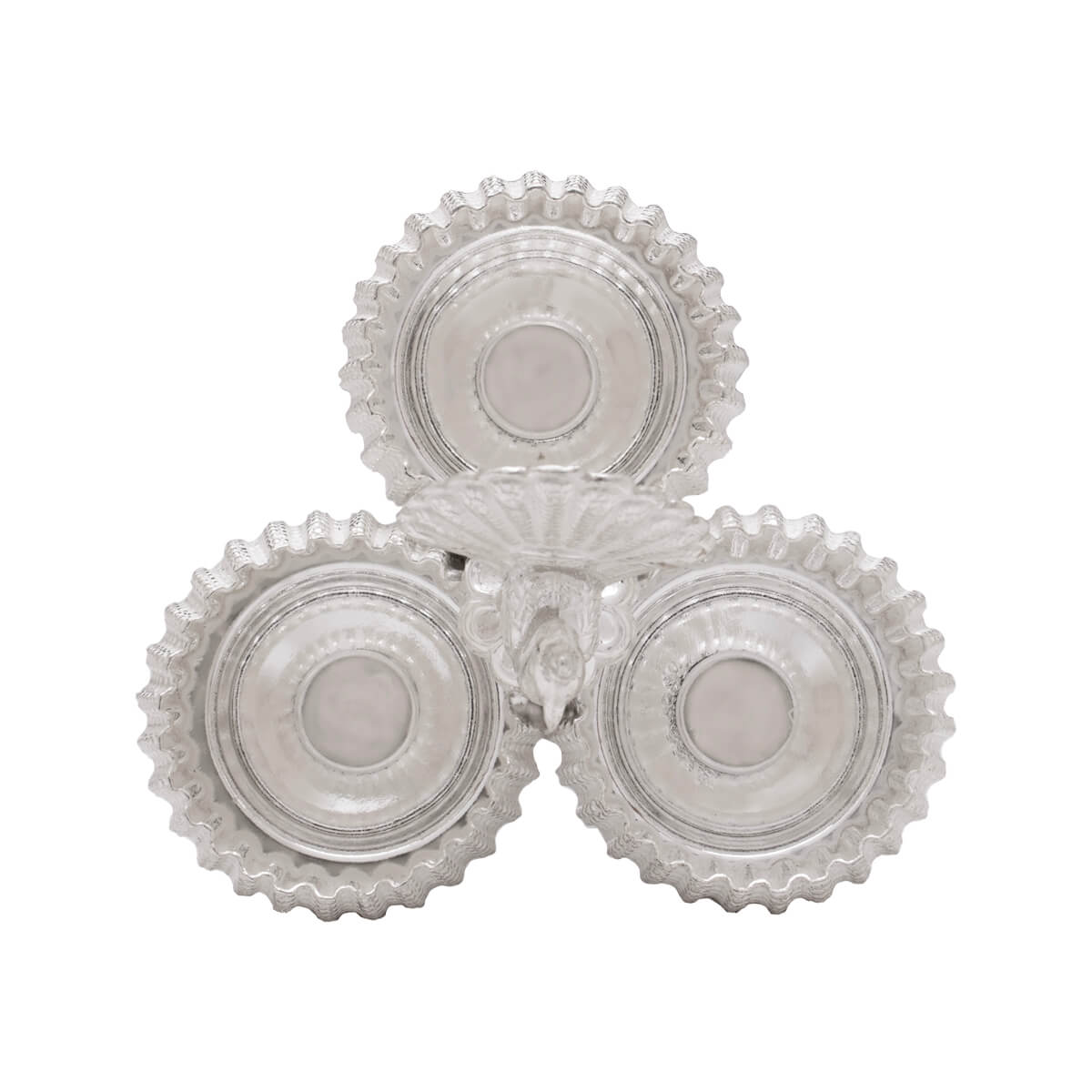 Captivating Shimmer Silver Jodwati Karanda