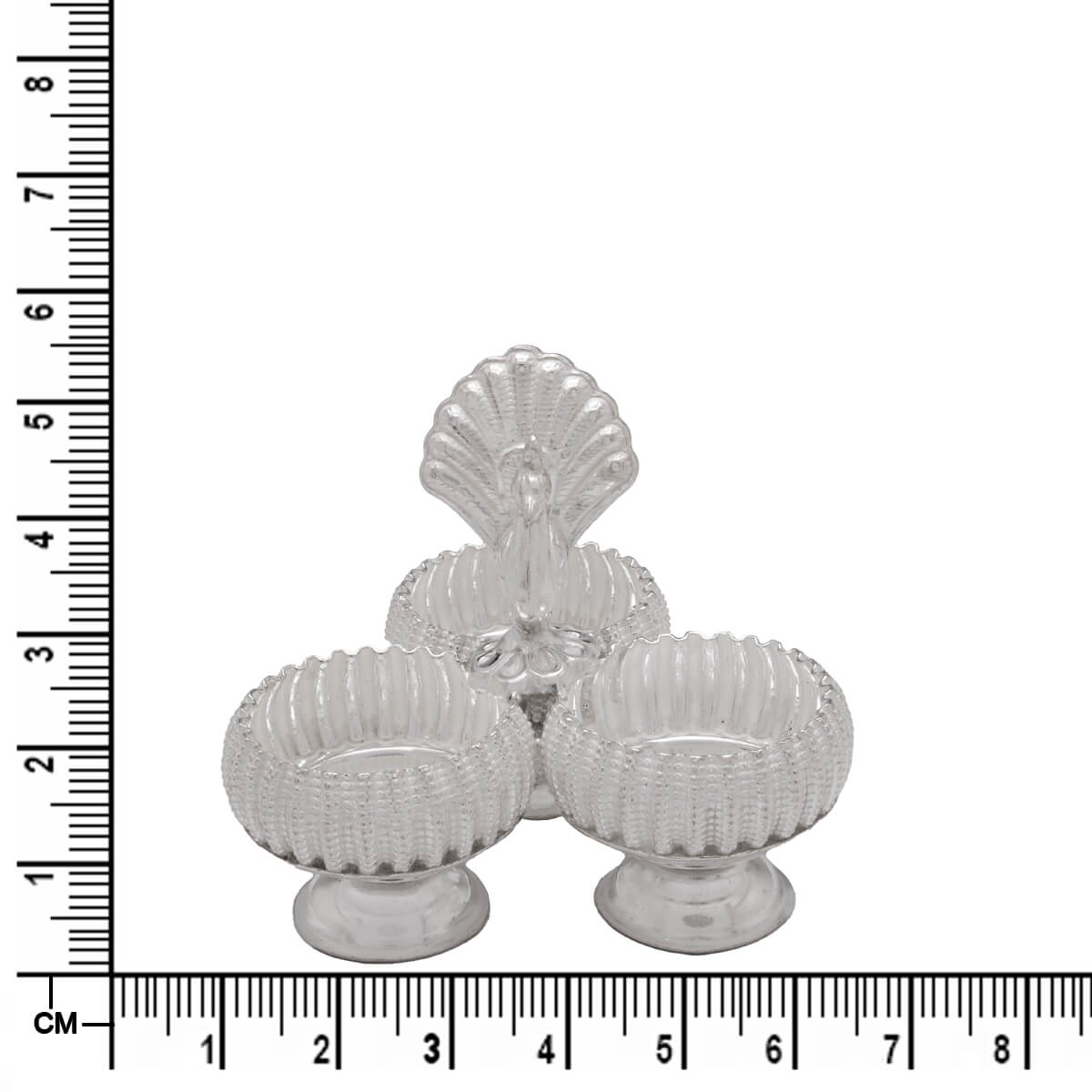 Captivating Shimmer Silver Jodwati Karanda