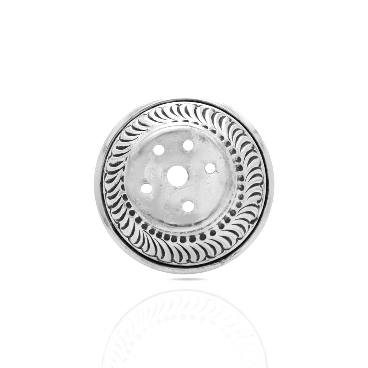 Captivating Artistry Silver Agarbatti Stand