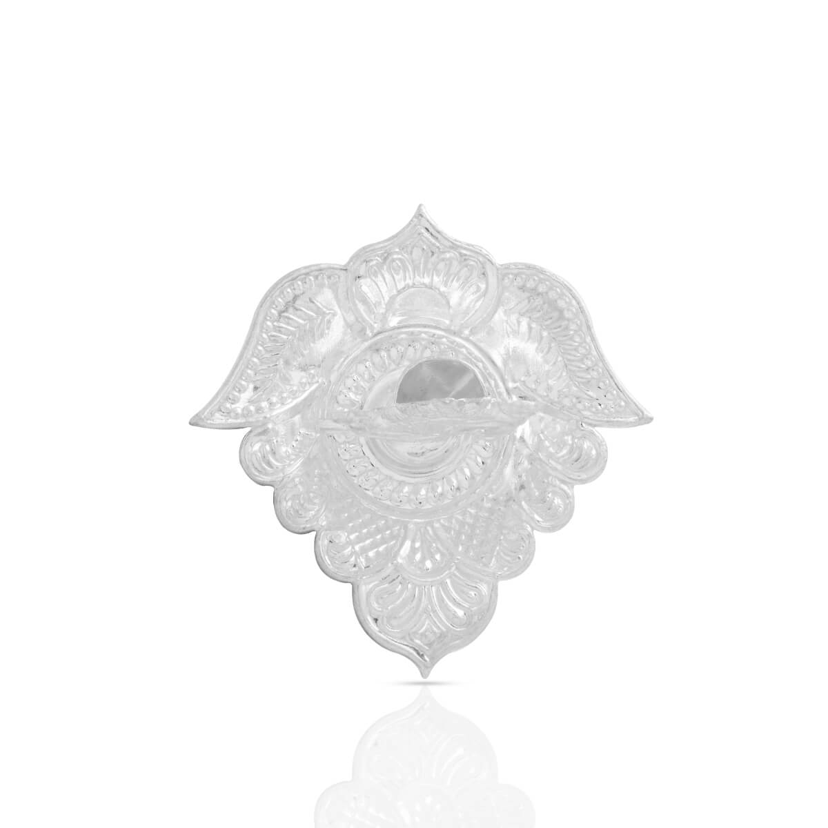Mesmeric Ganesha Design Silver Agarbatti Stand
