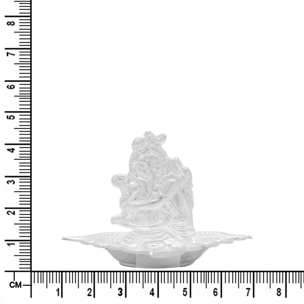 Mesmeric Ganesha Design Silver Agarbatti Stand