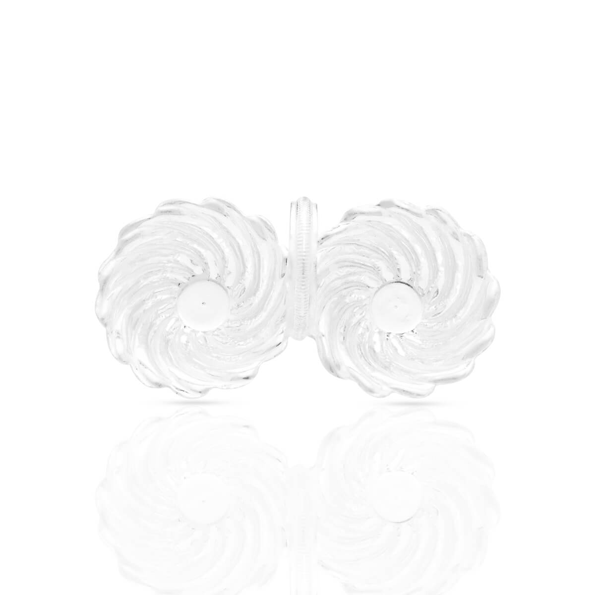 Shimmer and Swirl Silver Jodwati Karanda