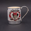 Gleaming Adorable Minnie Mouse Silver Mug