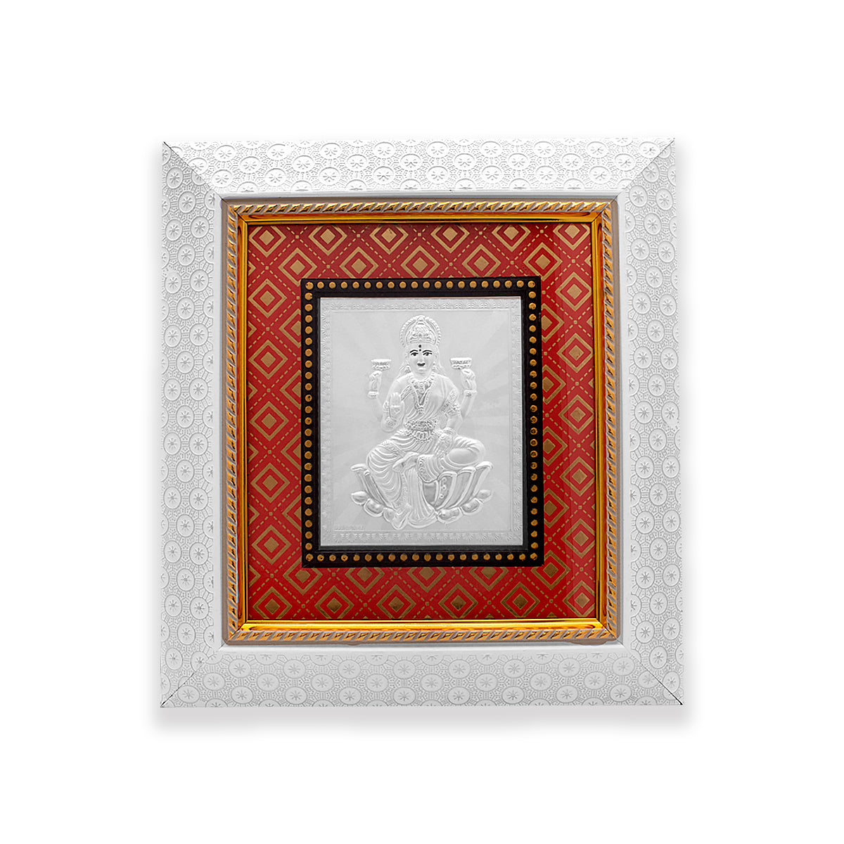 Prosperity Glow Silver Lakshmi Frame
