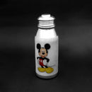 Cheerful Micky Mouse Silver Bottle