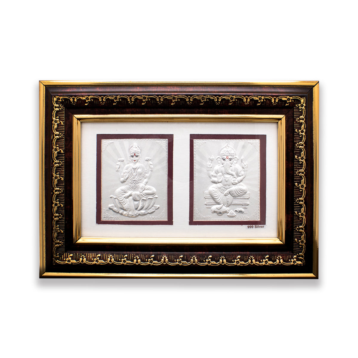 Divine Grace Of Ganesh And Lakshmi Frame