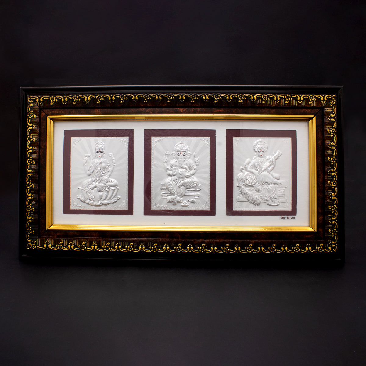 Prosperity Trio In Silver Frame