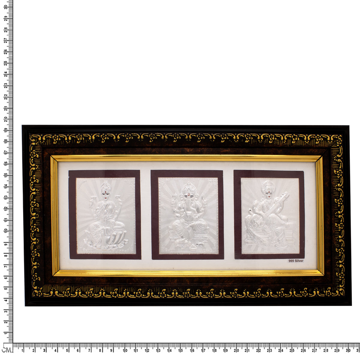 Prosperity Trio In Silver Frame
