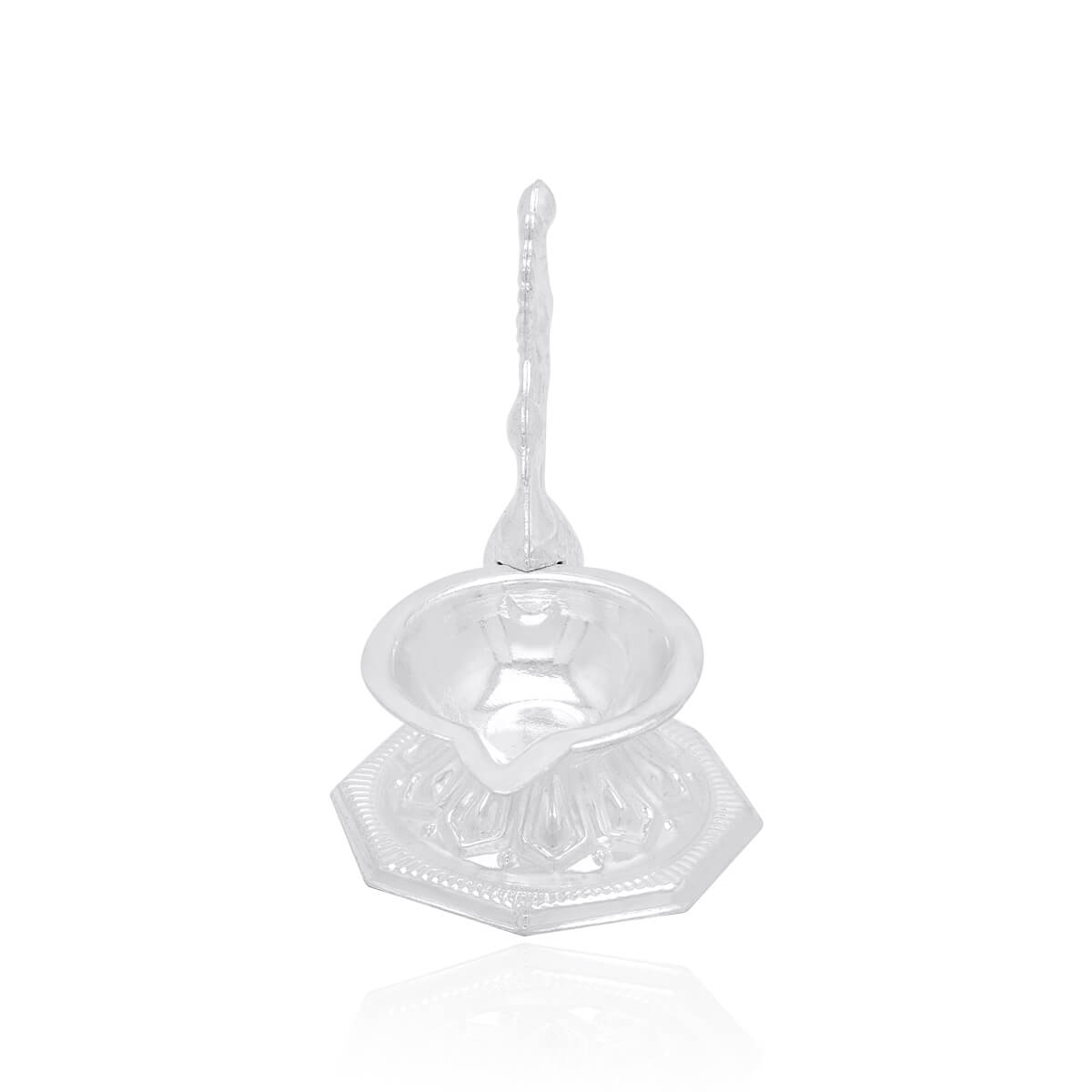 Glimmering Elegance Peacock Silver Diva