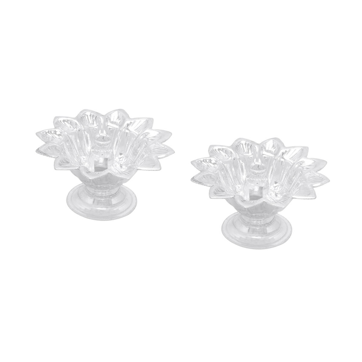 Gorgeous Petal Shimmer Silver Diva