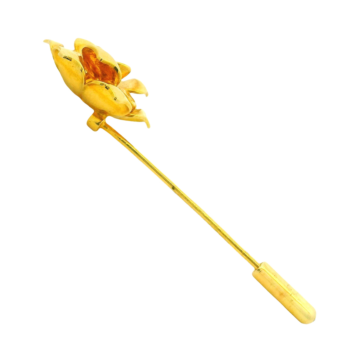 Mens Gold Tie Pin