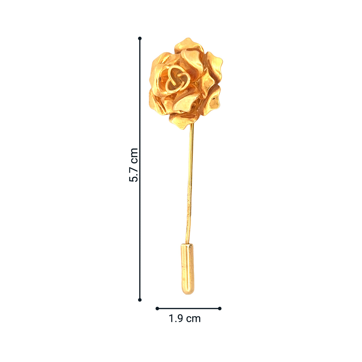 Mens Gold Tie Pin