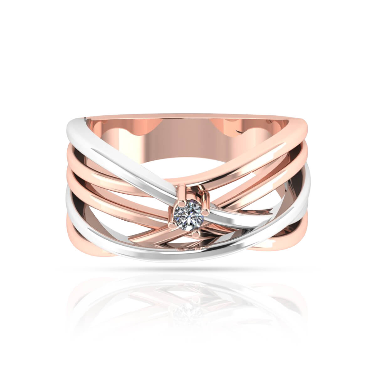 Contemporary Shine Solitaire Women Ring