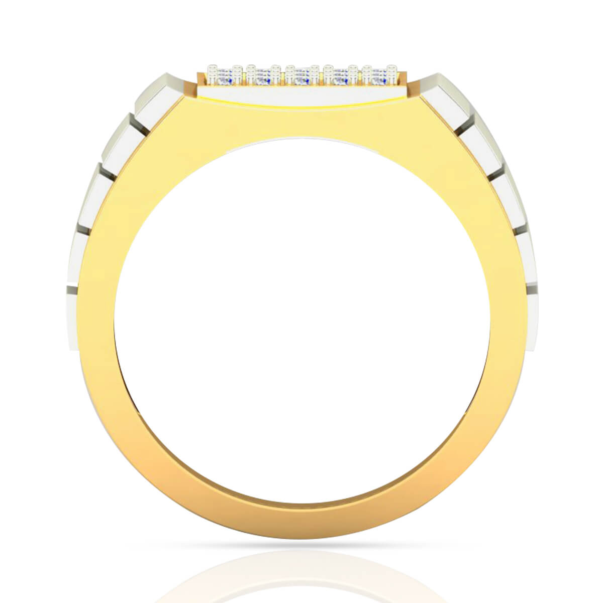 Dashing Radiance Men Diamond Ring 18K