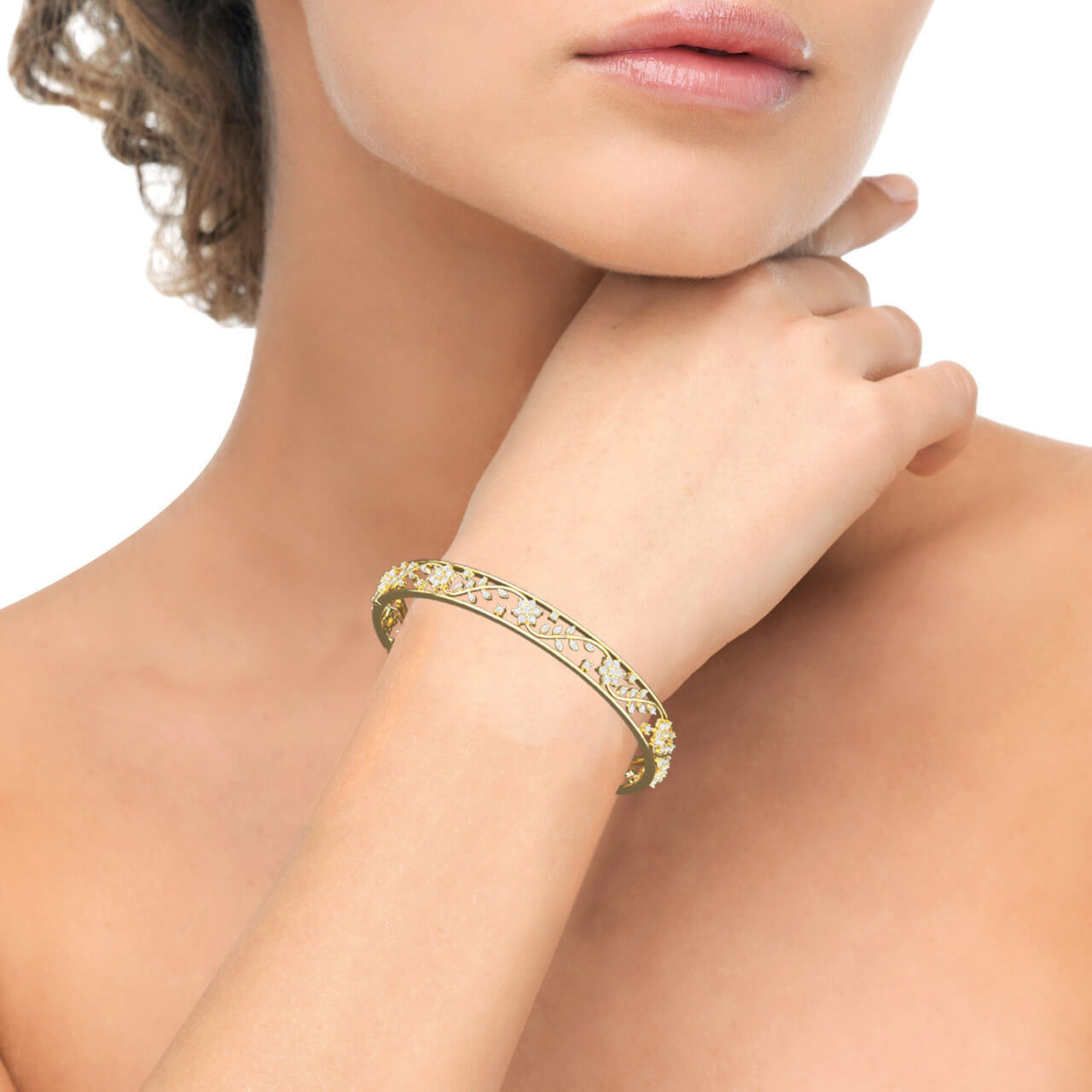 Cheerful Glow Diamond Bangle