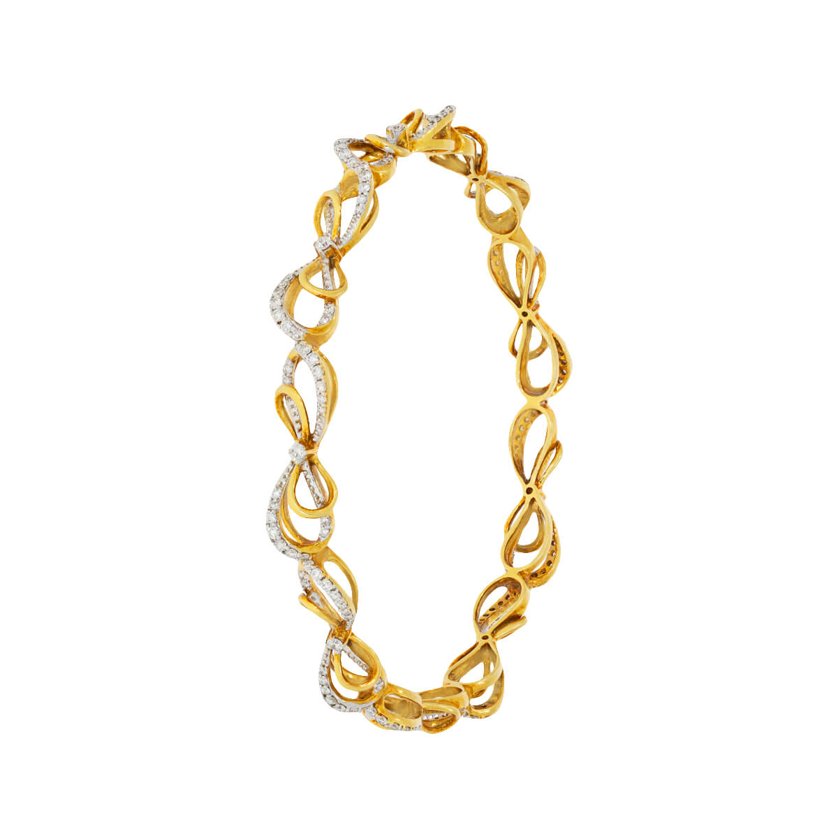 Modern Glow Diamond Bangle