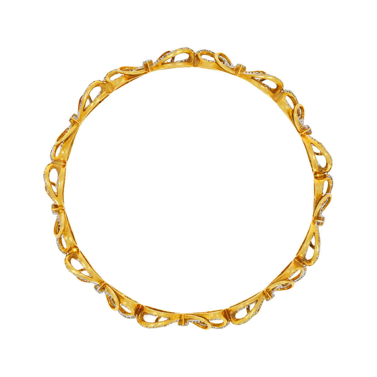 Modern Glow Diamond Bangle