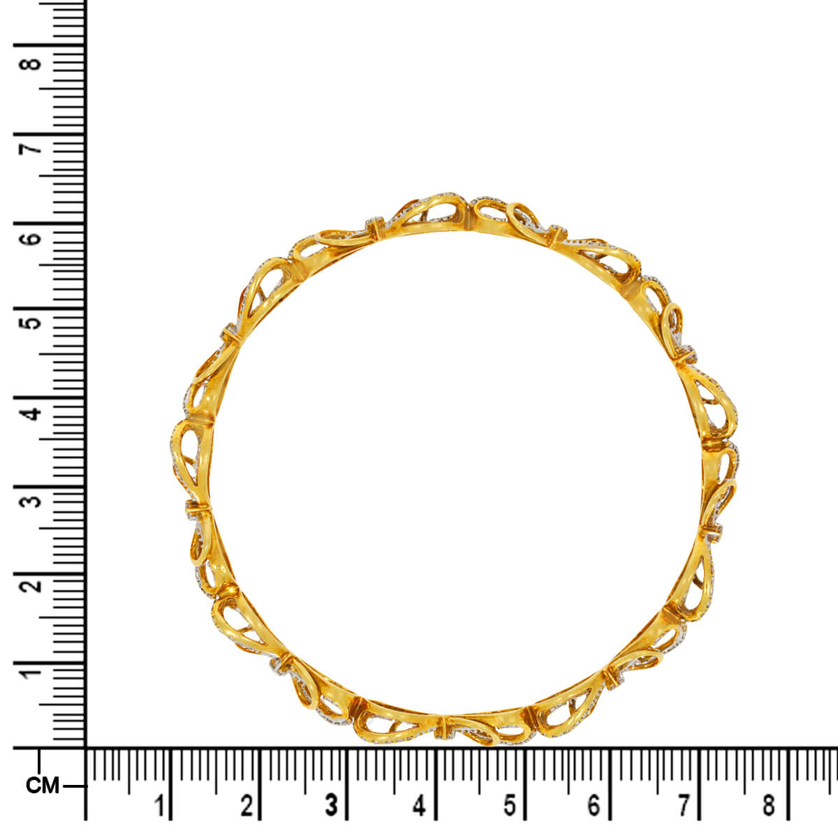 Modern Glow Diamond Bangle