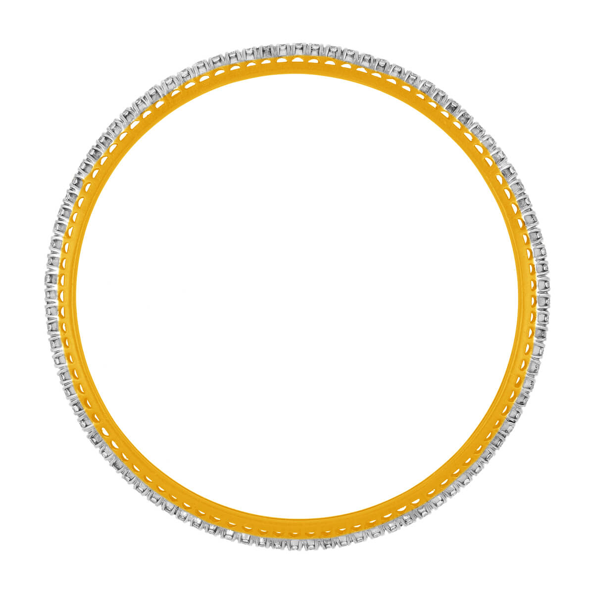 Sleek Shimmer Diamond Bangle