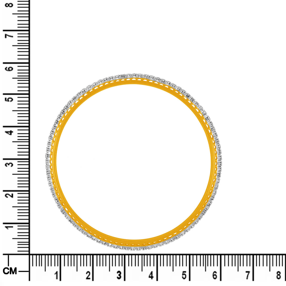 Sleek Shimmer Diamond Bangle