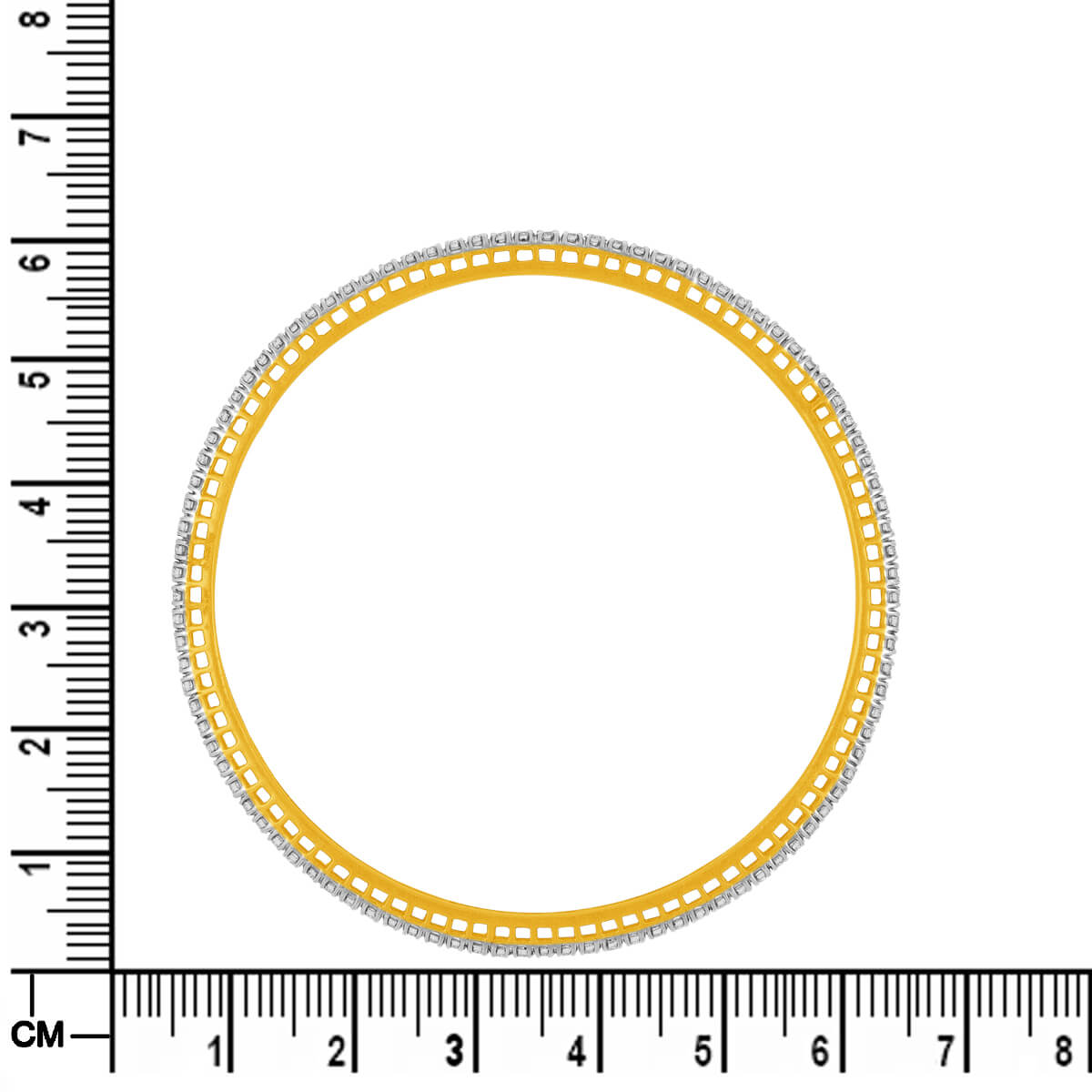 Slender Shimmer Diamond Bangle