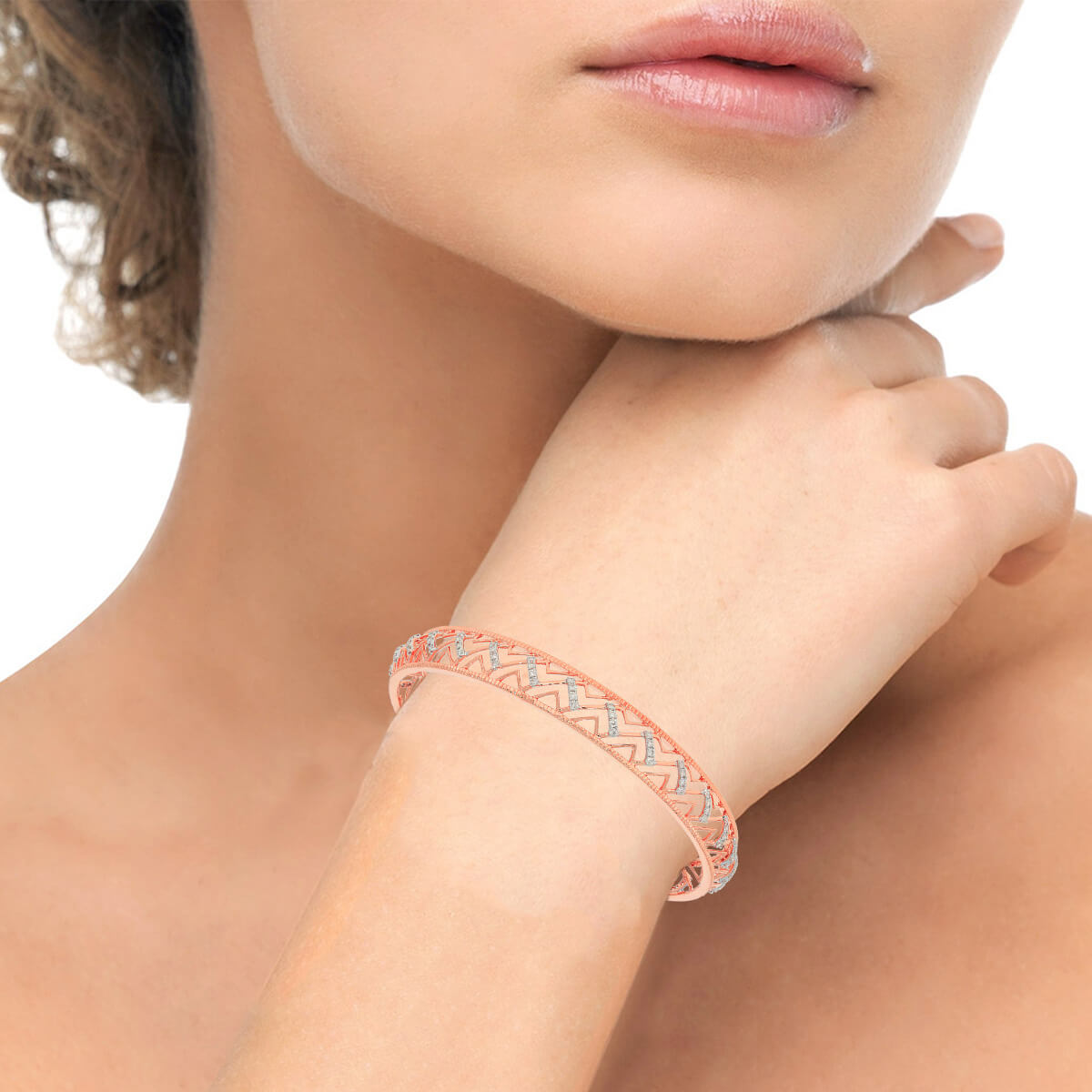 Charming Shine Diamond Bangle
