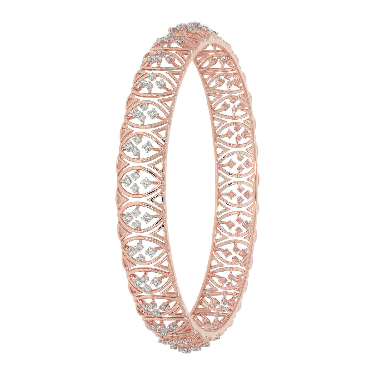 Graceful Dazzle Diamond Bangle