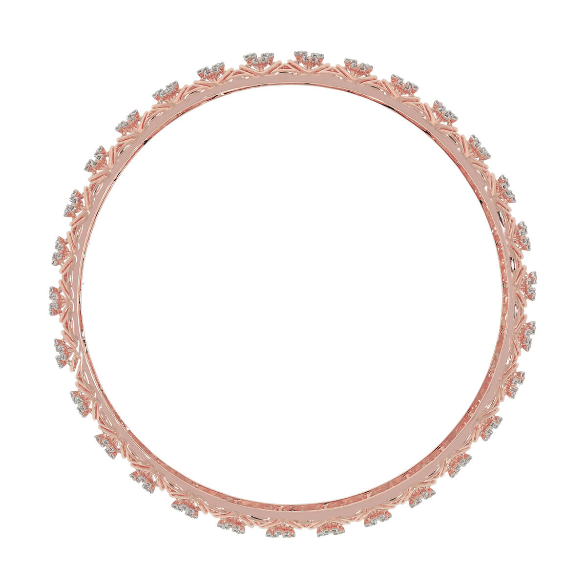 Graceful Dazzle Diamond Bangle