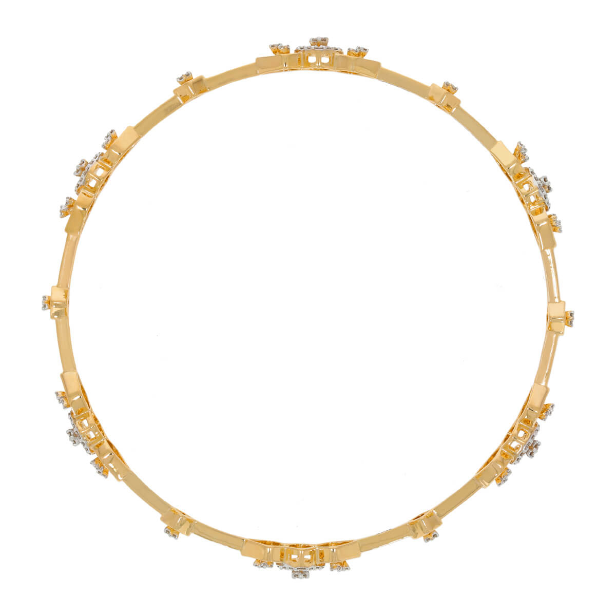 Gleaming Charm Diamond Bangle