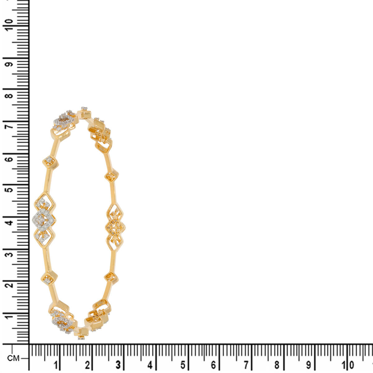 Gleaming Charm Diamond Bangle