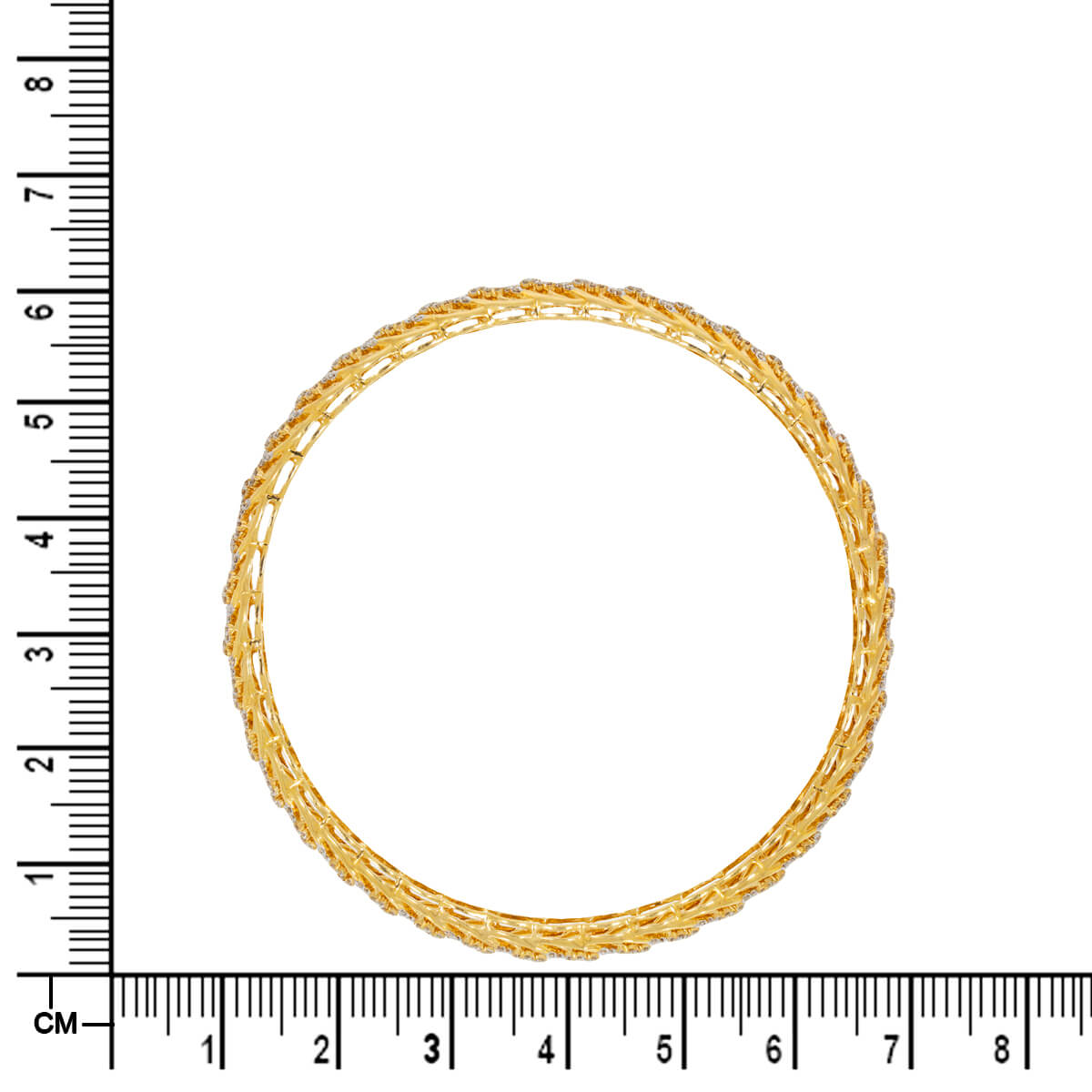 Radiating Charm Diamond Bangle