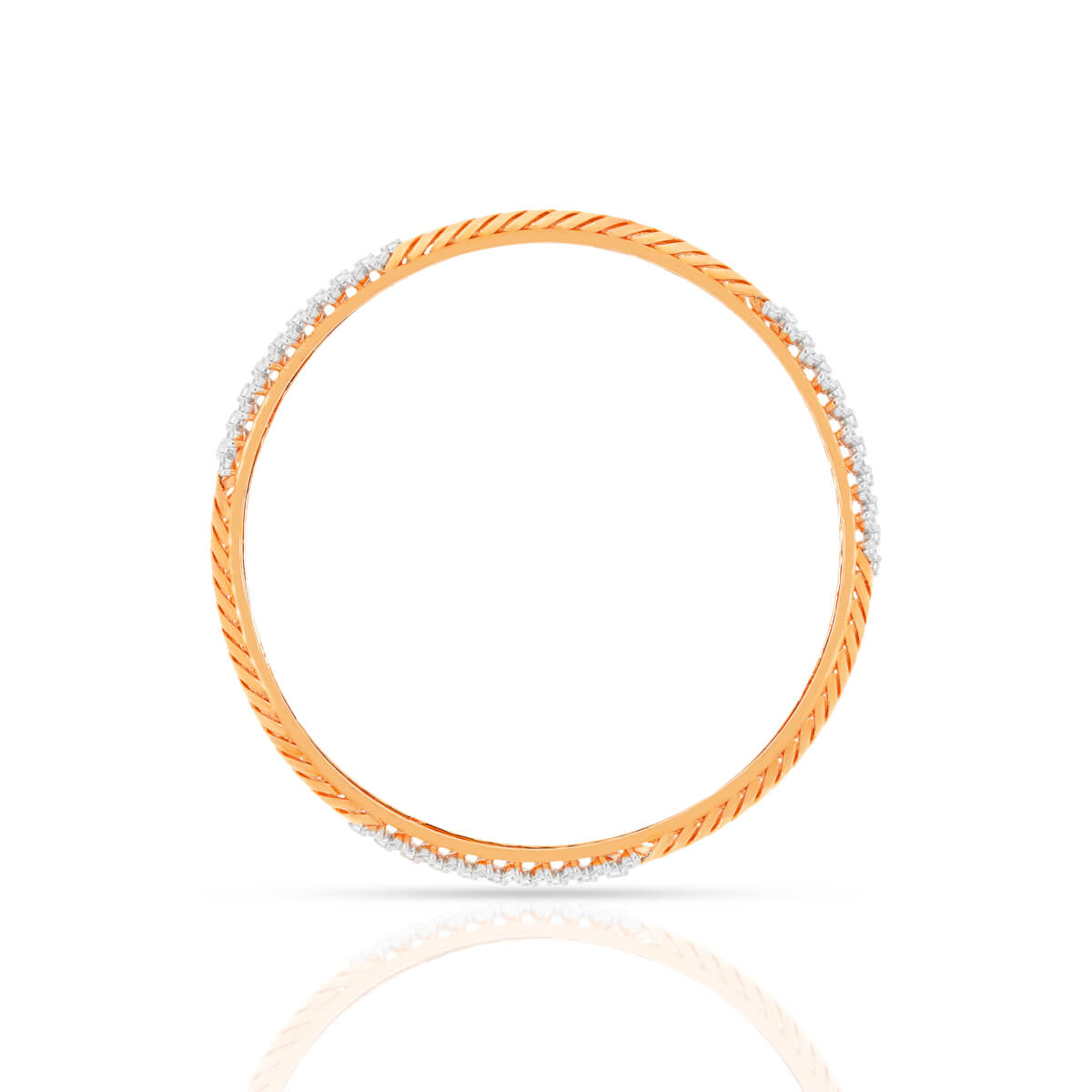 Stylish Shimmer Diamond Bangle