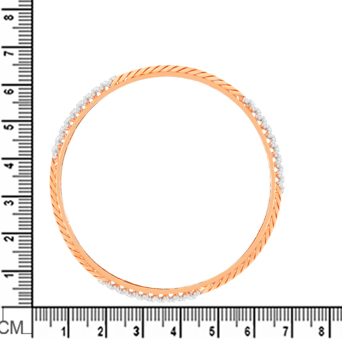 Stylish Shimmer Diamond Bangle