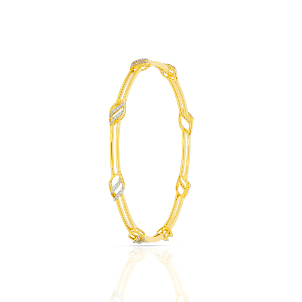 Charming Grace Diamond Bangle