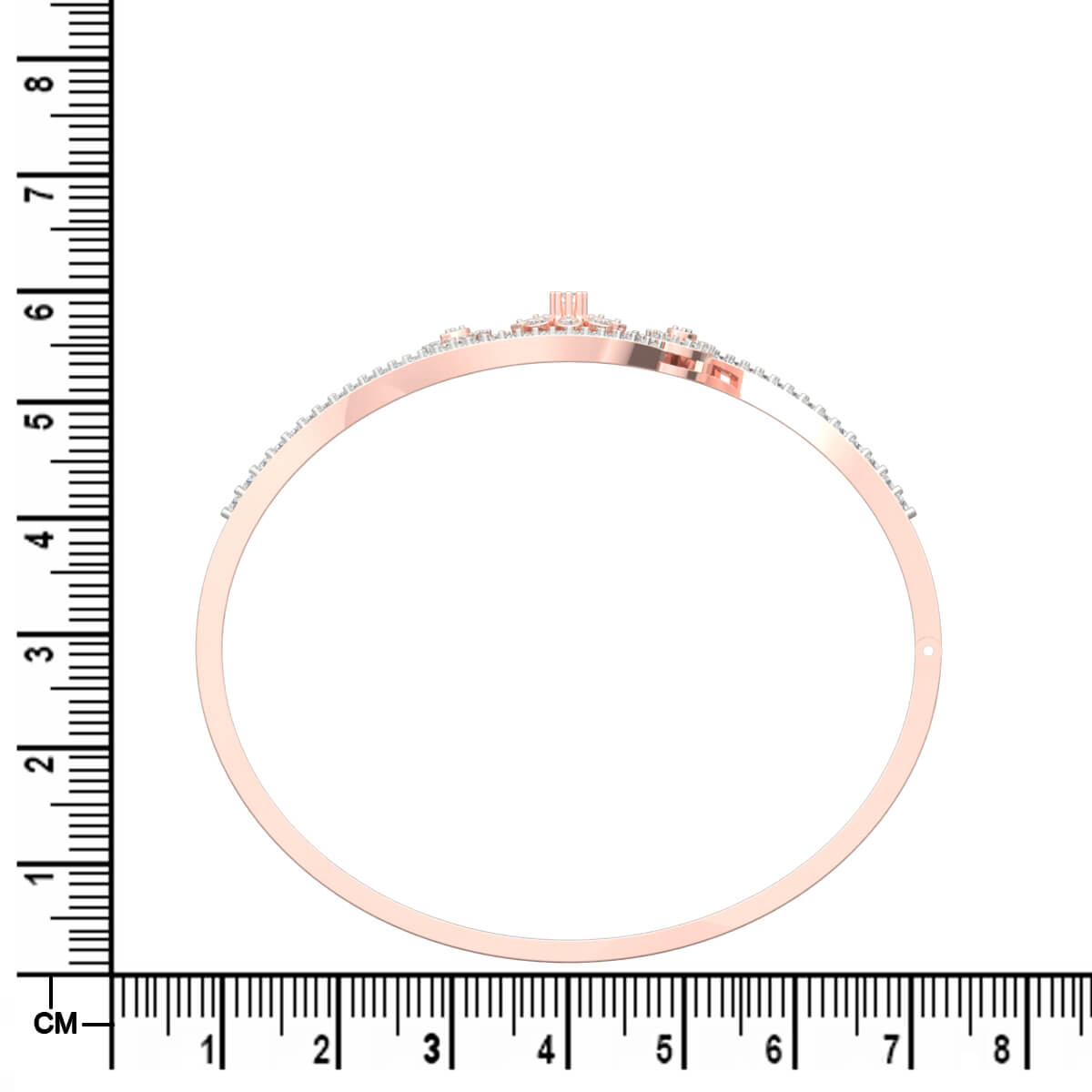 Shimmering Foliage Diamond Kada