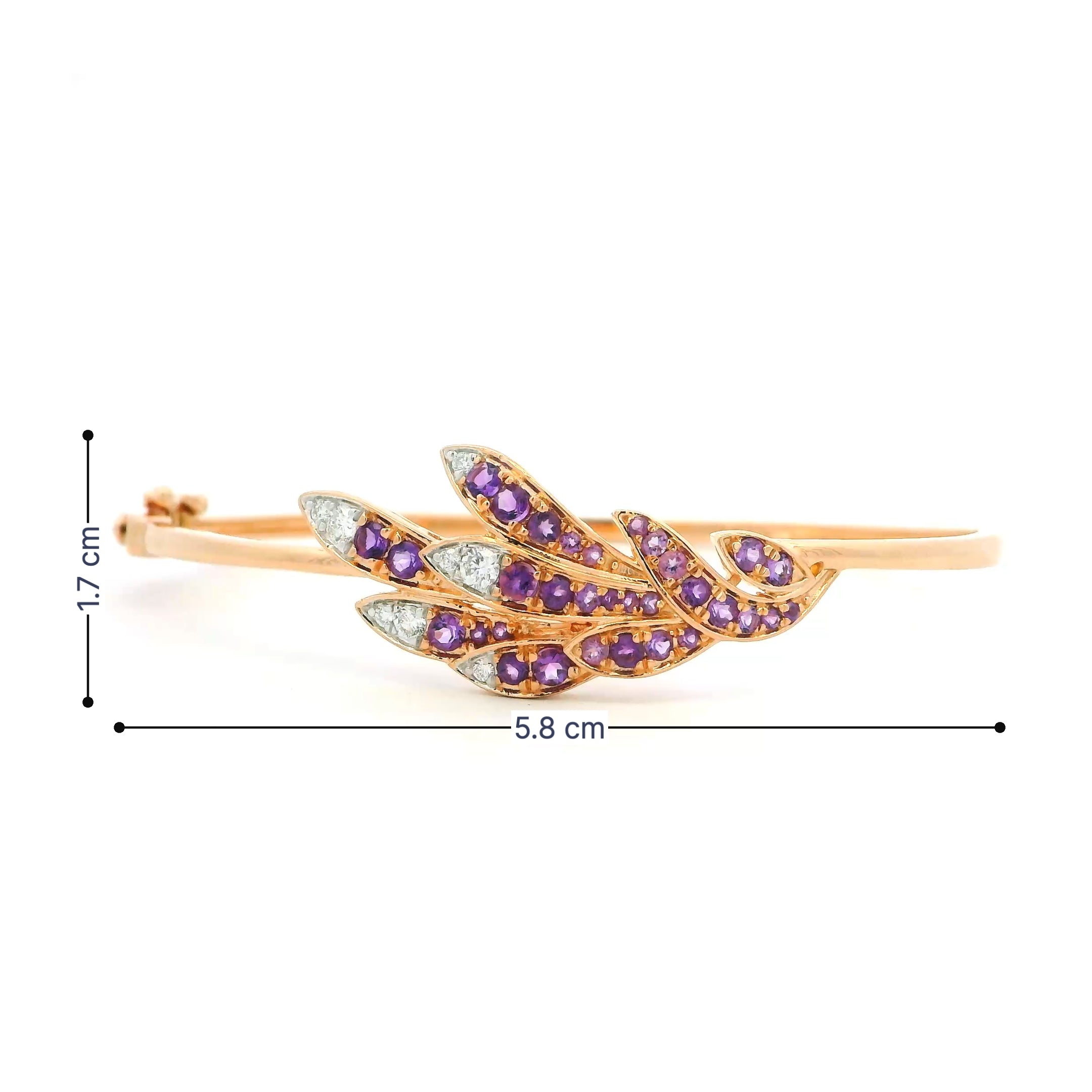 18K Lab Grown Diamond Bracelet