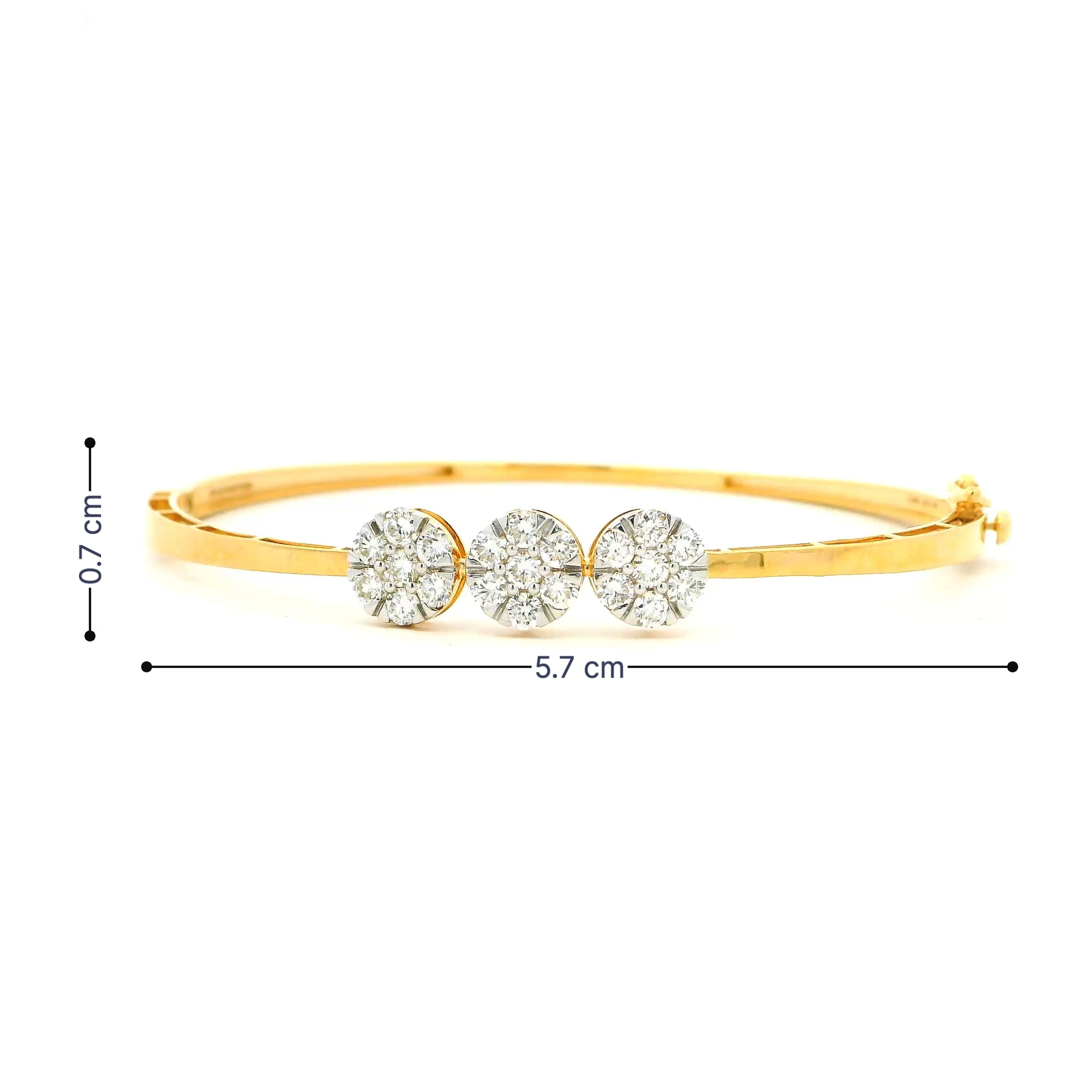 14K Lab Grown Diamond Bracelet
