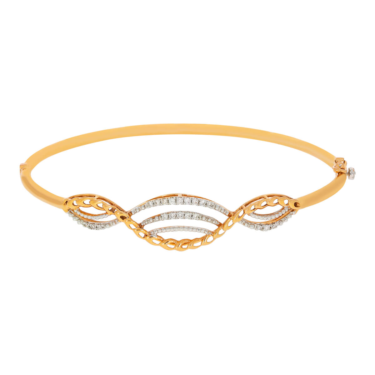 Contmeporary Shine Diamond Kada