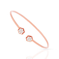 Luxe Floral Shine Diamond Kada