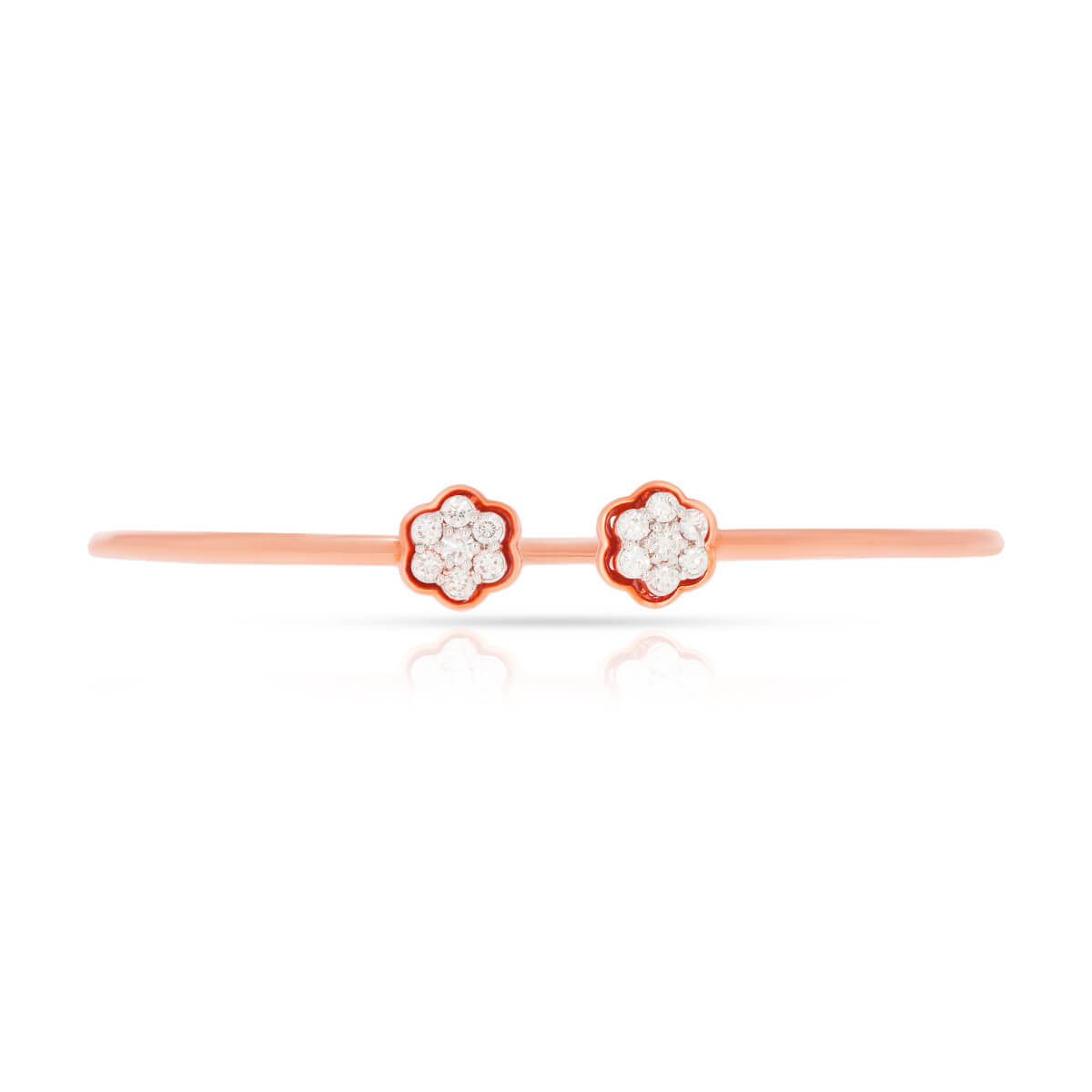 Luxe Floral Shine Diamond Kada