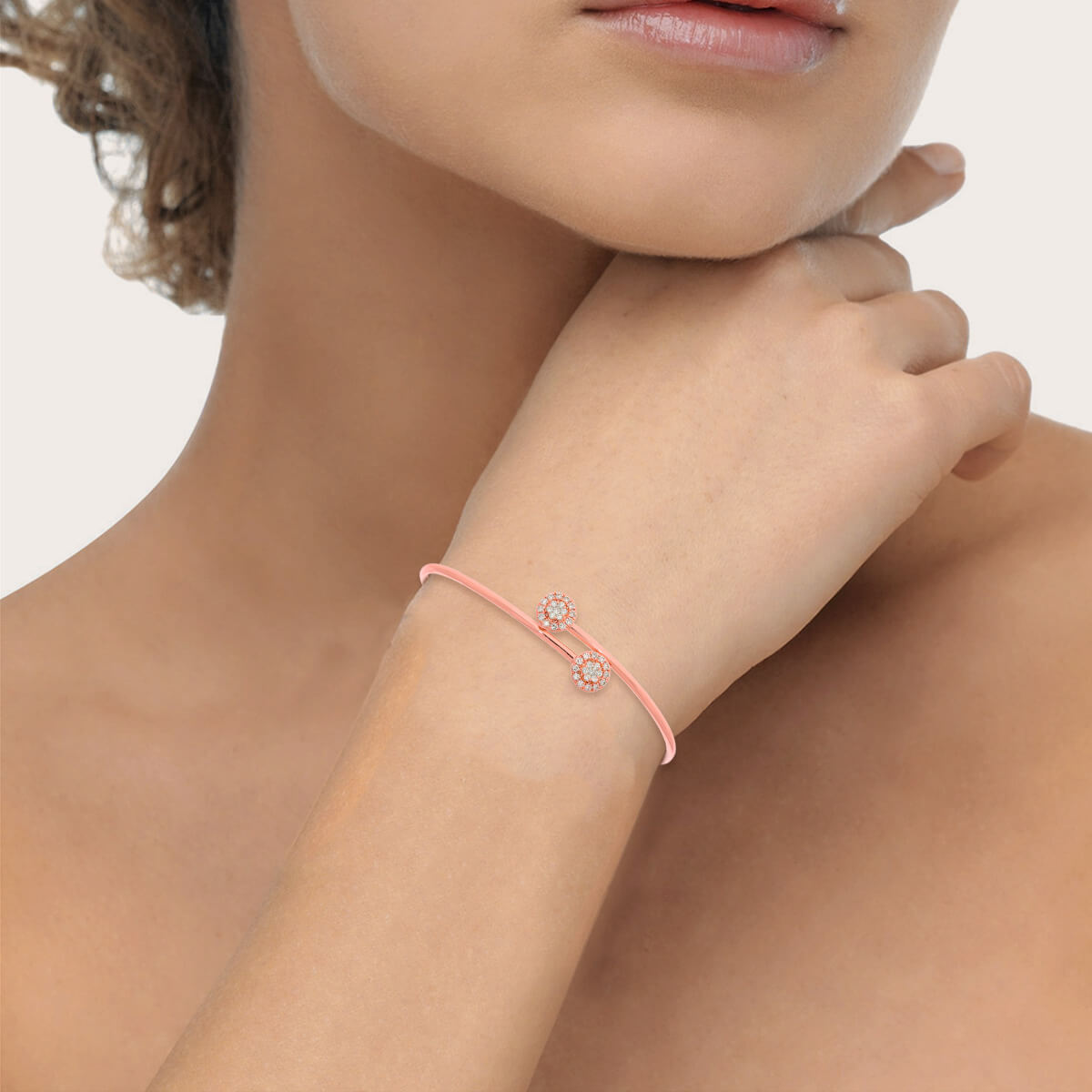 Simple Shine Diamond Kada