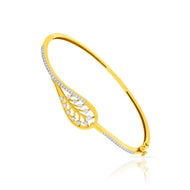 Charming Leaf Diamond Kada