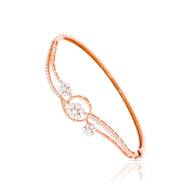 Elegant Swirl Diamond Kada