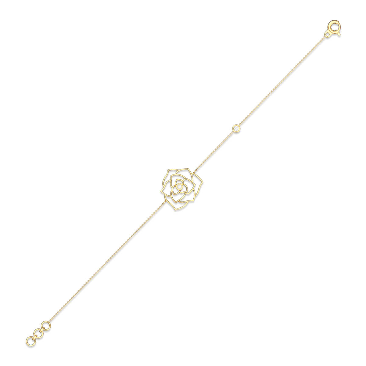 Shiny Rose Diamond Link